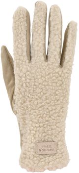 styleBREAKER Damen Touchscreen Handschuhe mit Teddyplüsch | Weiche warme Winter Fingerhandschuhe | Kuscheliger Smartphone Handschuh in vielen Farben