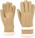 styleBREAKER Damen Winter Handschuhe mit Teddyfleece Futter | Weiche warme Fingerhandschuhe | Modische Wildleder Optik mit dekorativer Naht