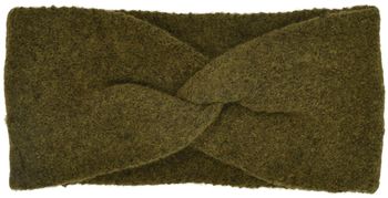 styleBREAKER Damen Feinstrick Stirnband mit Twist Knoten Detail | weiches elastisches Haarband | warmes Einfarbiges Kopfband für Herbst und Winter