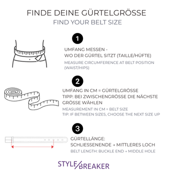 Zusatzgrafik - Gürtel messen