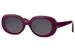 styleBREAKER Kinder Sonnenbrille Oval 90er Retro | Bold Frame Kunststoff UV400 | Coole Mädchen Brille (ca. 5-10 Jahre) | Inkl. Stoffbeutel & Mikrofasertuch