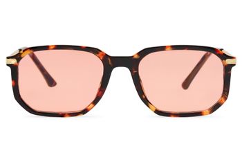 styleBREAKER Retro Sonnenbrille Hexagonal | Geometrische Panto Brille | Vintage Keyhole Design UV400 (Kat. 1) | Inkl. Stoffbeutel & Putztuch