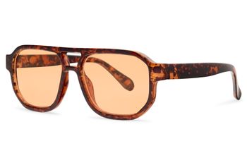 styleBREAKER Navigator Sonnenbrille Recycelt | Eckige Brille mit Bold Frame, Doppelsteg & UV400 | Nachhaltig aus Meeres-Plastik | Inkl. Stoffbeutel & Putztuch