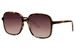 styleBREAKER Damen Sonnenbrille Oversize Quadratisch | Retro Two-Tone Rahmen mit Farbverlauf | Große Gläser mit Verlaufstönung UV400 | Glamour Look inkl. Stoffbeutel & Putztuch