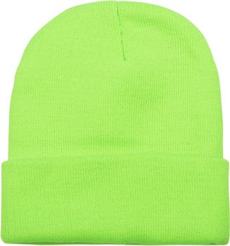 styleBREAKER Unisex Beanie Strickmütze Einfarbig, Feinstrick Mütze doppelt gestrickt, warme Winter Strickbeanie 04024029