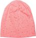 styleBREAKER Damen Beanie Mütze mit edler Strass-Nieten Applikation, Longbeanie Slouch 04024037