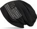 styleBREAKER edle Stoff Beanie Mütze im USA Flaggen Design mit Strassnieten Applikation, Longbeanie, Unisex 04024042