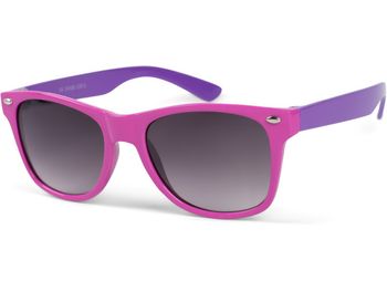 styleBREAKER Kinder Sonnenbrille Retro Nerd Design mit verspiegelten oder getönten Gläsern | UV400 Schutz | Kunststoffrahmen | für Kleinkinder 18 Monate bis 4 Jahre