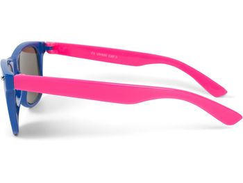 styleBREAKER Kinder Sonnenbrille Retro Nerd Design mit verspiegelten oder getönten Gläsern | UV400 Schutz | Kunststoffrahmen | für Kleinkinder 18 Monate bis 4 Jahre