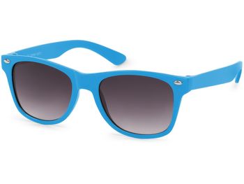 styleBREAKER Kinder Sonnenbrille Retro Nerd Design mit verspiegelten oder getönten Gläsern | UV400 Schutz | Kunststoffrahmen | für Kleinkinder 18 Monate bis 4 Jahre