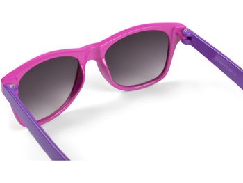 styleBREAKER Kinder Sonnenbrille Retro Nerd Design mit verspiegelten oder getönten Gläsern | UV400 Schutz | Kunststoffrahmen | für Kleinkinder 18 Monate bis 4 Jahre