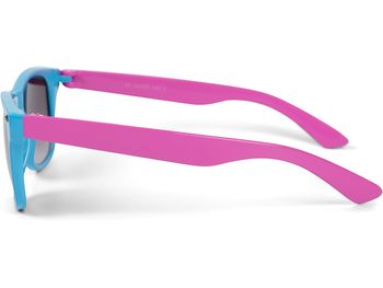 styleBREAKER Kinder Sonnenbrille Retro Nerd Design mit verspiegelten oder getönten Gläsern | UV400 Schutz | Kunststoffrahmen | für Kleinkinder 18 Monate bis 4 Jahre