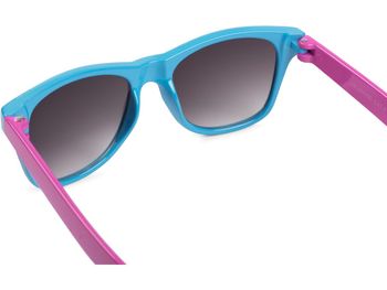 styleBREAKER Kinder Sonnenbrille Retro Nerd Design mit verspiegelten oder getönten Gläsern | UV400 Schutz | Kunststoffrahmen | für Kleinkinder 18 Monate bis 4 Jahre