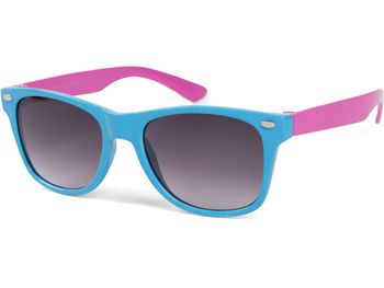 styleBREAKER Kinder Sonnenbrille Retro Nerd Design mit verspiegelten oder getönten Gläsern | UV400 Schutz | Kunststoffrahmen | für Kleinkinder 18 Monate bis 4 Jahre