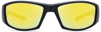 styleBREAKER Unisex Sport Sonnenbrille mit Polycarbonat Gläsern, Vollrand Outdoor Sportbrille mit Kunststoff Rahmen 09020048