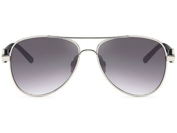 styleBREAKER Damen Sonnenbrille Pilotenbrille mit Strass | Edle Fliegerbrille Tropfenform UV400 | Metall Gestell mit Verlaufstönung | Inkl. Etui & Tuch