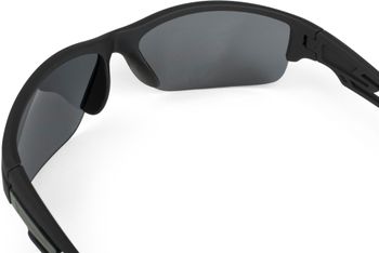 styleBREAKER Unisex Sport Sonnenbrille mit getönten Gläsern, Halbrand Outdoor Sportbrille mit flexiblen Bügeln 09020049