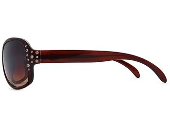 styleBREAKER Damen Butterfly Sonnenbrille mit Strass und Verlaufstönung, Schmetterlingsform 09020054