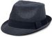 styleBREAKER Trilby Hut, leichter Papierhut mit kontrastfarbigem Zierband, Unisex 04025002