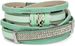 styleBREAKER Vintage Wickelarmband mit Strass, Gliederkette und Magnetverschluss, 3-Reihig, Armband, Damen 05040024