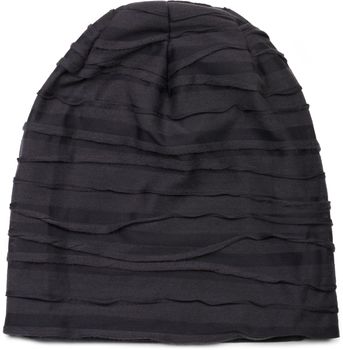 styleBREAKER Unisex Stoff Beanie Mütze mit Falten Muster, Slouch Longbeanie 04024053