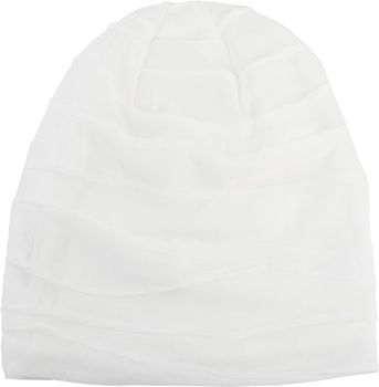 styleBREAKER Unisex Stoff Beanie Mütze mit Falten Muster, Slouch Longbeanie 04024053