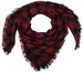 styleBREAKER quadratischer XXL Schal, Deckenschal mit schottischem Tartan Plaid Karo Muster und Fransen, Unisex 01018136