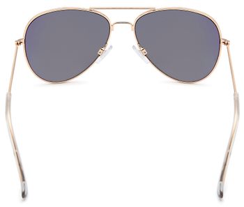 styleBREAKER Kinder Pilotenbrille mit Edelstahl Metall Gestell, verspiegelt oder getönt, Fliegerbrille, Sonnenbrille 09020059