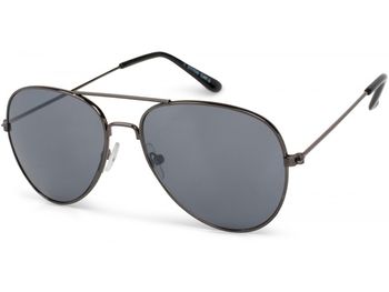 styleBREAKER Kinder Sonnenbrille Pilotenform mit verspiegelten oder getönten Gläsern | Edelstahl Rahmen UV400 Schutz | für Jungen und Mädchen 4 bis 10 Jahre