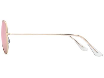 styleBREAKER Kinder Sonnenbrille Pilotenform mit verspiegelten oder getönten Gläsern | Edelstahl Rahmen UV400 Schutz | für Jungen und Mädchen 4 bis 10 Jahre