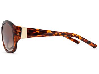 styleBREAKER Damen Oversize Sonnenbrille Butterfly mit Verlaufsgläsern | Kunststoffrahmen mit Metallverzierung am Bügel | UV400 Schutz