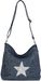 styleBREAKER Shopper Handtasche im Vintage Look mit Stern, Schultertasche, Umhängetasche, Damen 02012076