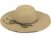 styleBREAKER Damen Strohhut mit schmalem Band und Schleife, Sonnenhut, Schlapphut, Sommerhut, Hut 04025012