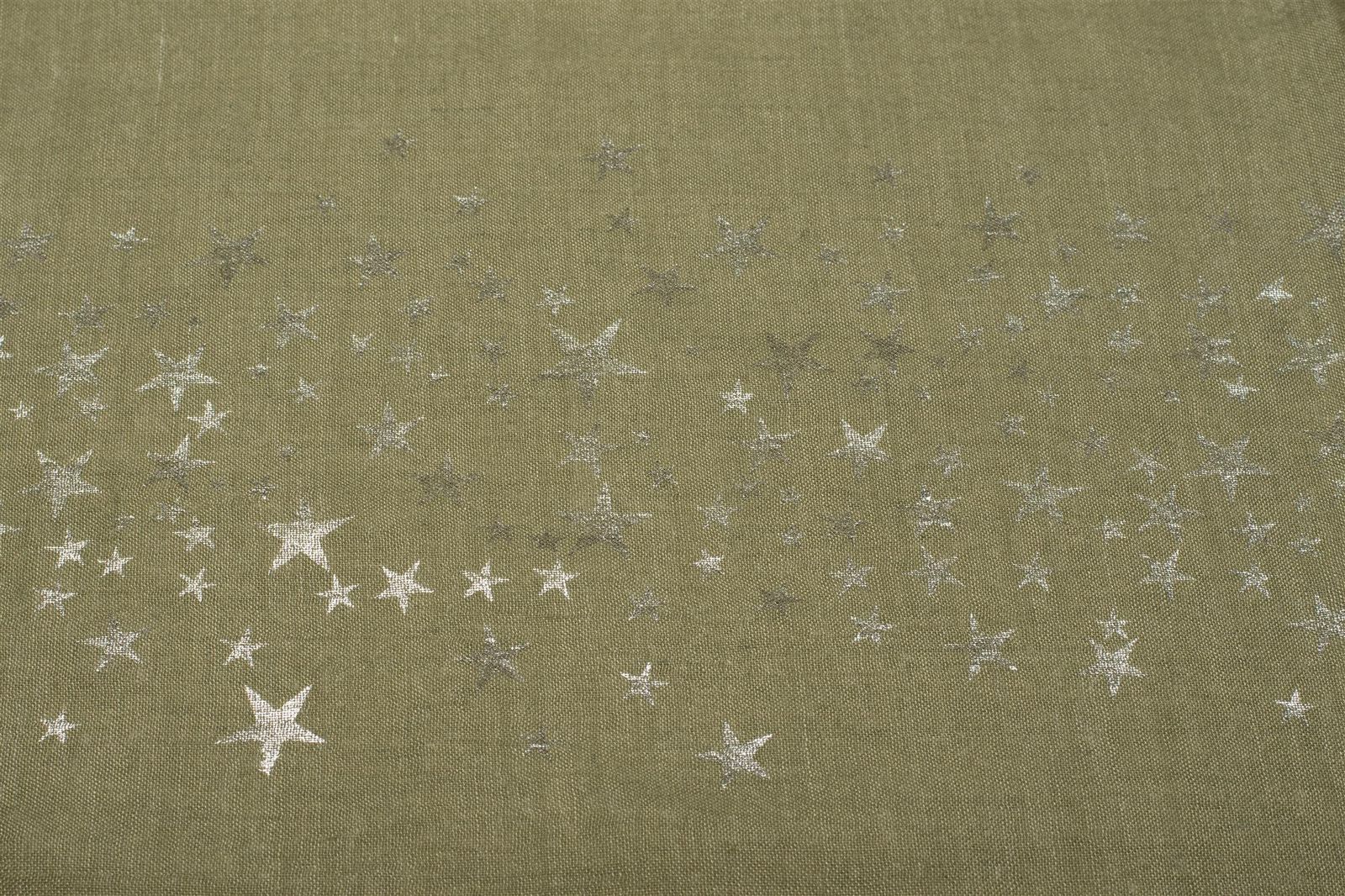 Expresso sjaal met all-over print blauw/paars/wit