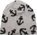 styleBREAKER Beanie Mütze im maritimen Anker Seil Print Look, Slouch Longbeanie, Unisex 04024082