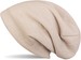 styleBREAKER warme Feinstrick Beanie Mütze mit sehr weichem Fleece Innenfutter, Longbeanie unifarben, Unisex 04024092