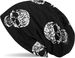 styleBREAKER Beanie Mütze mit Totenkopf Print im Destroyed Vintage Look, Slouch Longbeanie, Unisex 04024093