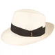 Borsalino klassischer Bogart Panama Strohhut breite Krempe in weiß Borsalino klassischer Bogart Panama Strohhut breite Krempe in weiß