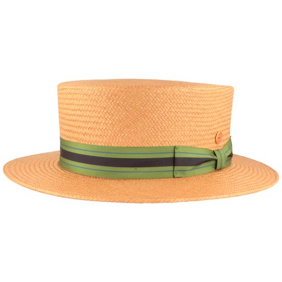 Mayser Panamahut Damen/Herren - Strohhut Mit Ripsband Made In EU