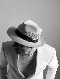 Mayser echter Netz Panama Strohhut Imperia in Bogart-Form in beige Mayser echter Netz Panama Strohhut Imperia in Bogart-Form in beige