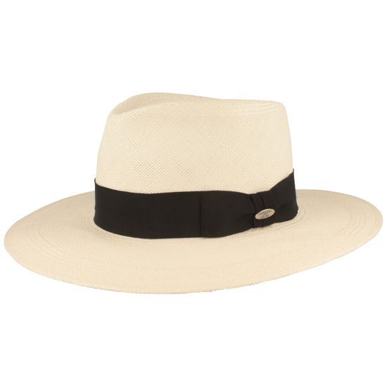 alt-Mayser breiter extrafeiner Panamahut Nizza mit UV-Schutz 60 in beige