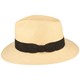 Extrafeiner weicher Bogart Panamahut von Hut-Breiter in beige
