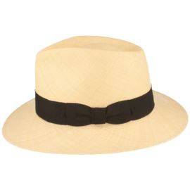 Extrafeiner weicher Bogart Panamahut von Hut-Breiter in beige Extrafeiner weicher Bogart Panamahut von Hut-Breiter in beige