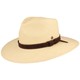 Breiter Panamahut Leder-Garnitur & UV-Schutz 50 von Hut-Breiter in beige