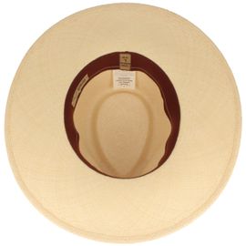 Breiter Panamahut Leder-Garnitur & UV-Schutz 50 von Hut-Breiter in beige Breiter Panamahut Leder-Garnitur & UV-Schutz 50 von Hut-Breiter in beige