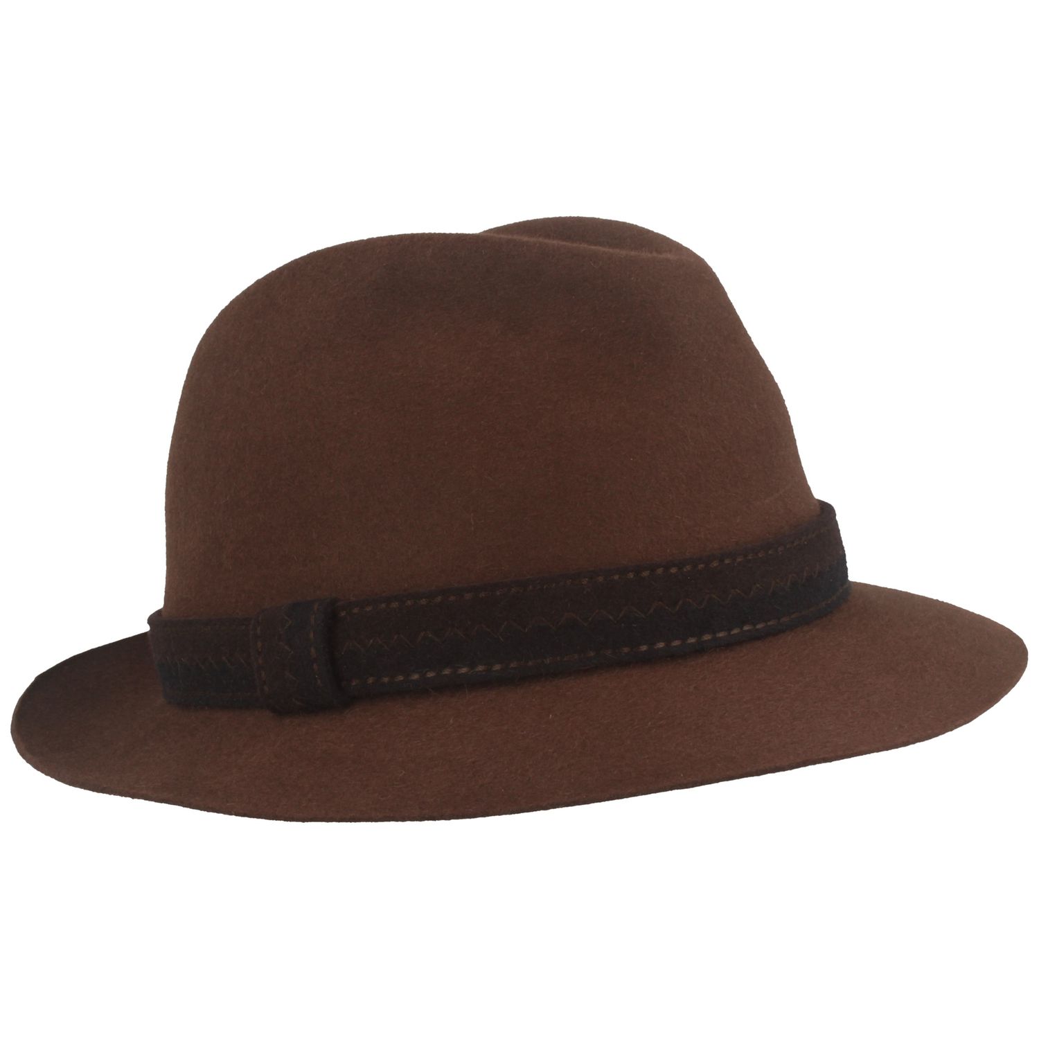 Meisteratelier Breiter München Trilby-Hut mit Filz-Garnitur