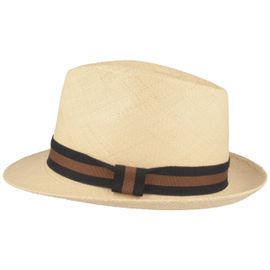 Trilby Panamahut moderne Garnitur UV-Schutz 50 von Hut-Breiter in beige Trilby Panamahut moderne Garnitur UV-Schutz 50 von Hut-Breiter in beige