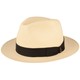 Borsalino hochwertiger ultrafeiner Montecristi Panamahut Fedora in beige