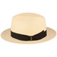 Borsalino hochwertiger ultrafeiner Montecristi Panamahut Fedora in beige