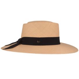Bolero-Panamahut mit Schleife & UV-Schutz 50+ von Hut-Breiter in braun Bolero-Panamahut mit Schleife & UV-Schutz 50+ von Hut-Breiter in braun
